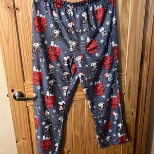 Snoopy Christmas pajama pants